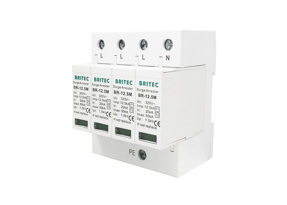 Überspannungsableiter des Typ- 1+2 gegen Pole-Überspannungsschutz Blitz Wechselstrom-4