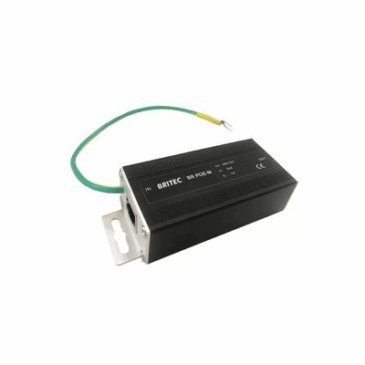 BR-POE-M 48V RJ45 Überspannungsschutz Ethernet-Überspannungsschutz POE Power Over Ethernet Datenüberspannungsschutz POE Gigabit 1000mbps Rj45 Ethernet Outdoor-Überspannungsschutz Industrial Network Outlet Metal