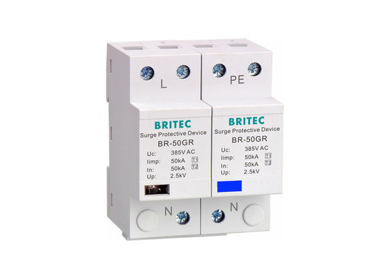 Blitzüberspannungs-Schutze des SPD-Stromstoß-Schutz-Gerät-385v 1p + NPE