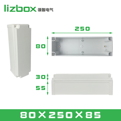 TY-8025085 Außenelektrische Anschlussboxen ABS Kunststoff Projekt IP66 Schnittstelle Schaltkasten