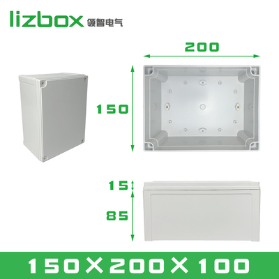 TY-8025085 Außenelektrische Anschlussboxen ABS Kunststoff Projekt IP66 Schnittstelle Schaltkasten