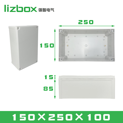 TY-8025085 Außenelektrische Anschlussboxen ABS Kunststoff Projekt IP66 Schnittstelle Schaltkasten