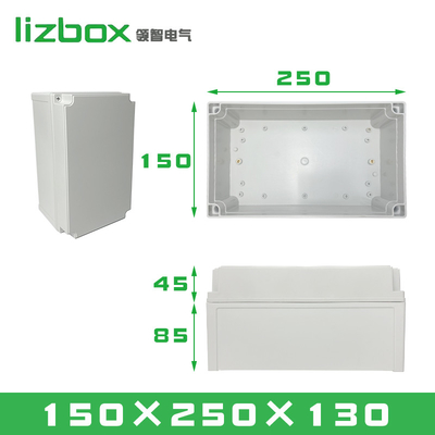 TY-8025085 Außenelektrische Anschlussboxen ABS Kunststoff Projekt IP66 Schnittstelle Schaltkasten