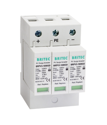 BRPV3-1000 1000V 3P Solar PV spd Gleichstromüberspannungsschutz