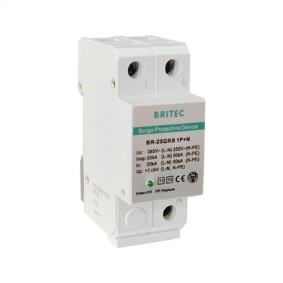 25KA 275V Typ 1 Überspannungsschutz AC Blitzschutz BR-25GRS 1+1