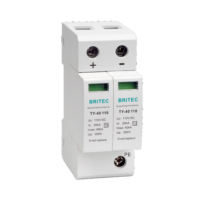 TY-20 24 SPD PV Überspannungsschutzvorrichtung Blitz 24 DC 36V DC spd Solarüberspannungshalter