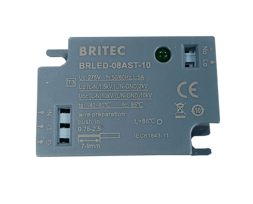 BRLED-08AST-10 Überspannungsschutzvorrichtung für die Beleuchtung 10kA Led Street Light ELEKTROSTAKTISCHER Schützer LED-Beleuchtungssystem