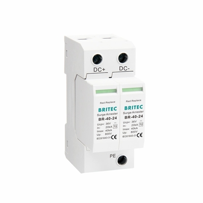 BR-40 48 DC SPD PV Überspannungsschutzvorrichtung 48 V Überspannungshalter Donnerschutz