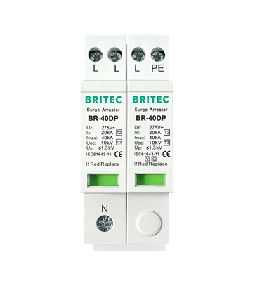 BRITEC BR-40DP 275 3+1P Typ 2 Überspannungsschutz