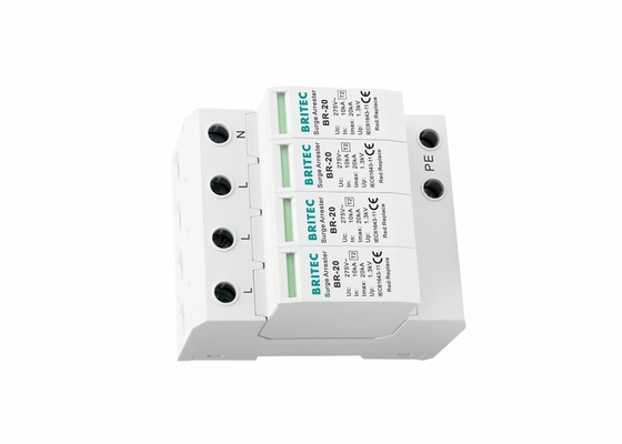 AC 4P Typ 2 20kA Blitzschutzgerät für das gesamte Haus