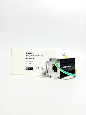 BR-POE-M elektrische Netze Signalüberspannung Überspannungshalter Überspannungshalter Datenüberspannungsschutz