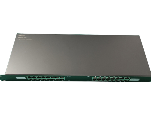 BRRJ45H-16R Signal Überspannung Arrester 1000M Rack Mount Ethernet Überspannung Schutz