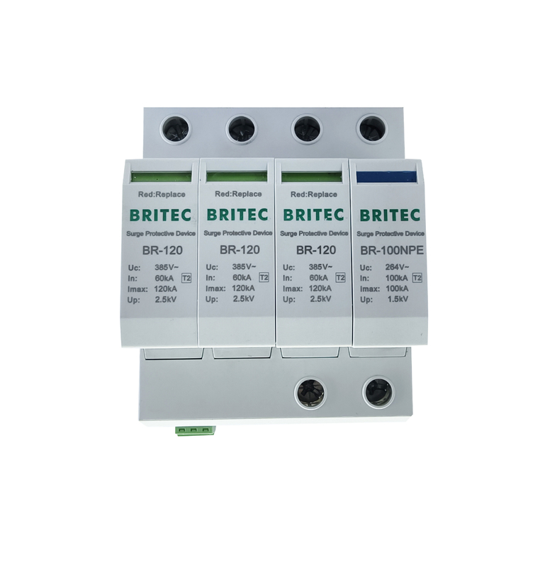 BR-120 Typ 2 Überspannungsschutz Blitzschutz für elektrische Systeme TUV/CE/CB/IEC zertifiziert