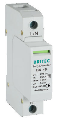 BR-40 3P+1 Überspannungsschutzgerät Blitzableiterschutz 18-mm-Überspannungsschutz