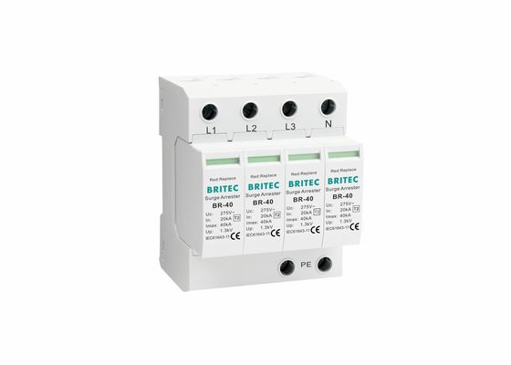 UL94-V0 35mm Din Rail 40ka Typ 2 Blitzschutz