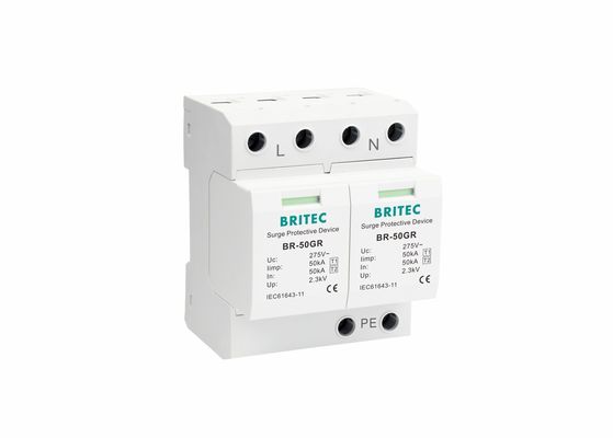AC-System 2P 50KA T1 Blitzschutzvorrichtung Überspannungsschutz