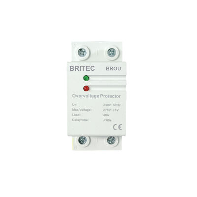 BROU-40 63AVoltage Protector Überspannungs- und Unterspannungsschutzgerät mit automatischer Wiedereinschaltfunktion
