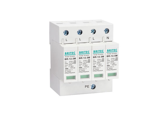 3 Phase Vollhaus-Streifenschutzvorrichtung Klasse I + II Spd 4P