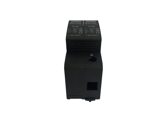 Art - 2 steckbares modulares Überspannungsschutz-Gerät des Anstiegs-2P der Hemme320v 40KA
