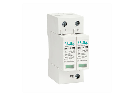 320V Überspannungsableiter-Stromstoß-Überspannungsschutz 2p SPD langes Leben Wechselstroms