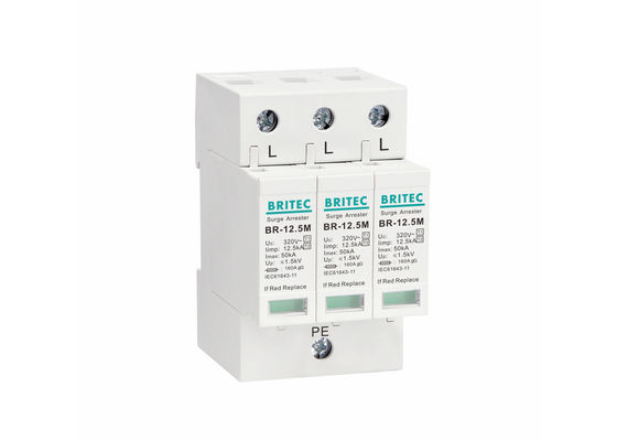 Elektrisches IEC61643-1 320V 12.5kA SPD Überspannungsschutz-Gerät