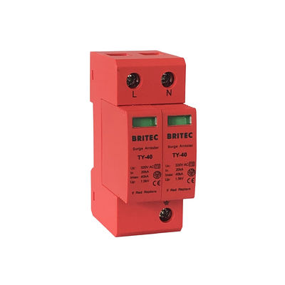 40kA Einphasenelektrische Überspannungsschutzvorrichtung Ac SPD Blitzschutzvorrichtung Donnerschutzvorrichtung