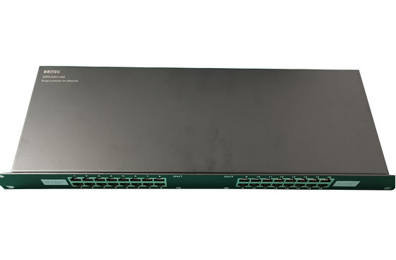 BRRJ45H-16R Signal Telekommunikation Überspannung Arrester 1000M Rack Mount Ethernet Überspannung Schutz